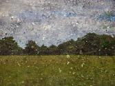 Tent-Camera Image on Ground: Field, Trees and Sky, Flatford, England