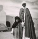 The Kaid of Reggane with his grandson, Trans-Saharian Highway, Reggane, Sahara Desert, Algeria