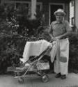 Old Man -- Baby Carriage, Buffalo, NY, from the "Lower West Side Revisited" series