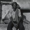 Zimbabwe (miner with son & daughter), from the "Family of Miners" series