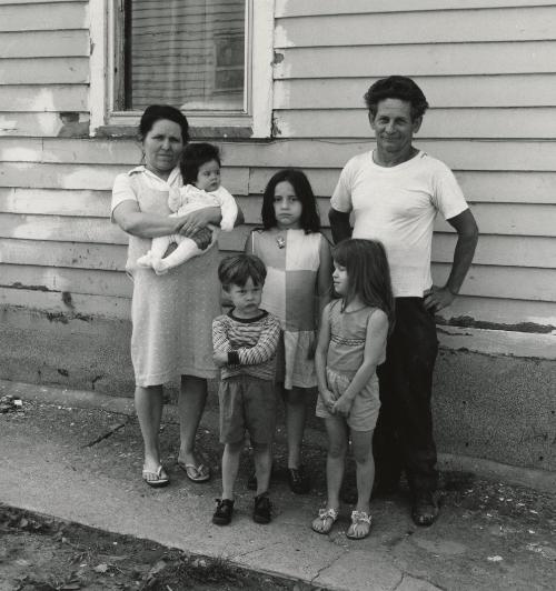 Puerto Rican Family -- West Ave. near Virginia, Buffalo, NY, from the "Lower West Side Revisited" series