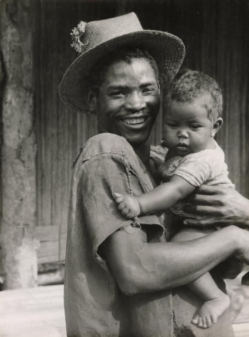 Father and son, Texas, USA, 1961
