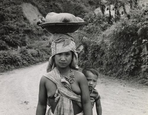Indigenous woman with child, Malaysia, 1960