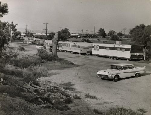Mobile home park, Hollywood, c. 1958