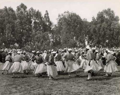 Traditional dance, Mauritania, Africa, 1959