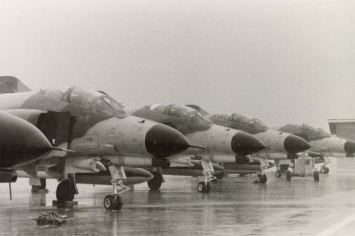 Iran's Airforce consists of 340 planes and 100,000 men. According to the last report of the U.S. military attache in Tehran, it too is in operational for lack of spare parts and maintenance, Iran, November 1977