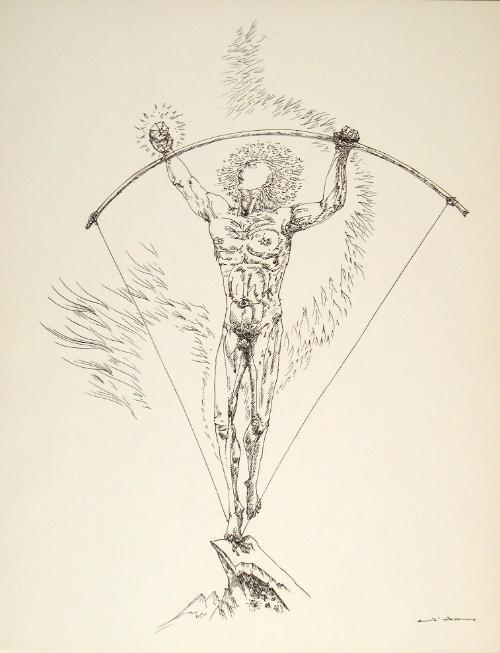 Quand le flêche d'existence (When the Arrow of Existence), from the portfolio "Mythologie de l'être (Mythology of Being)"