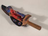 Raven dance rattle