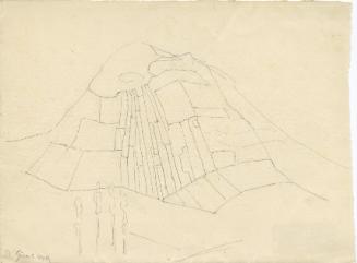 Sketch of landscape, St. Girons