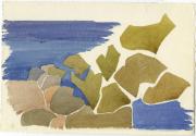 untitled [Rocks and sea]