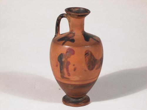 Black-figure lekythos (oil jar)