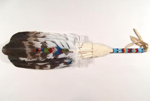 Peyote Feather Fan