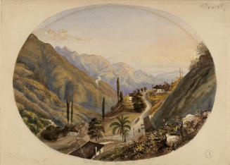 Untitled [Port Royal mountains from New Castle, Barbados]