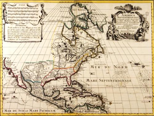 America Septentrionalis, Concinnata juxta Observationes Dnñ. Academiae Regalis Scientiarum et nonnullorum aliorum, et juxta annotationes recentissimas Per G. De L'Isle, Geographum